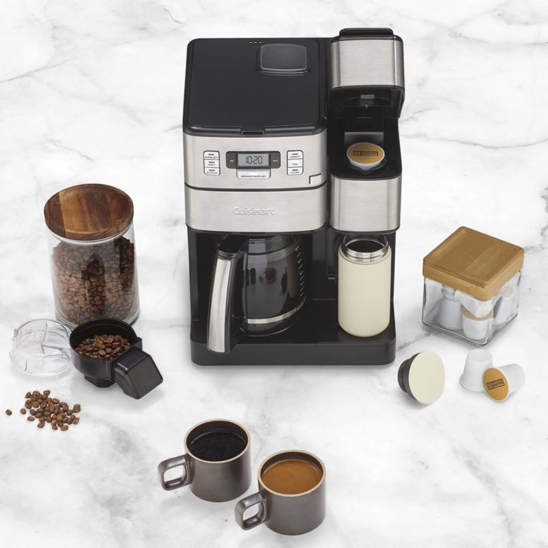 Cuisinart Coffee Center Grind & Brew Plus Coffee Maker and Single-Serve ...