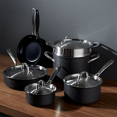 View Cuisinart ® GreenGourmet 10-Piece Hard-Anodized Non-Stick Cookware Set details