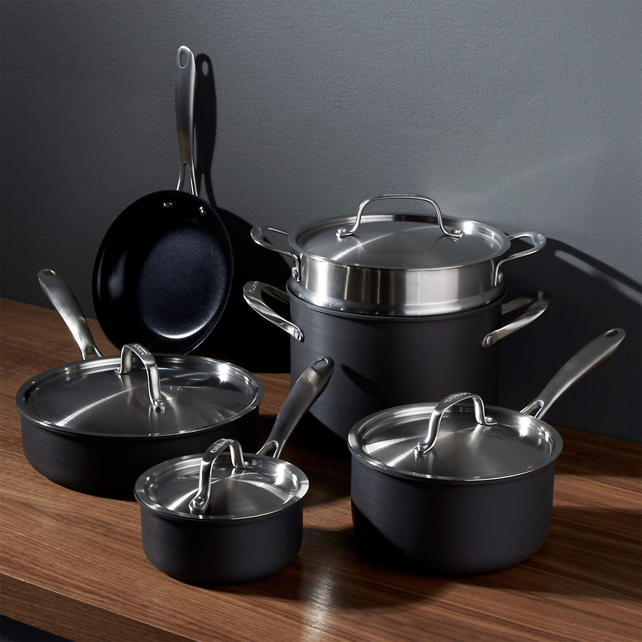 Cuisinart Greengourmet Non Stick Hard Anodized 10 Piece Cookware Set