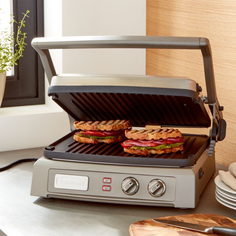 Cuisinart Griddler Contact Grill Deluxe + Reviews | Crate & Barrel
