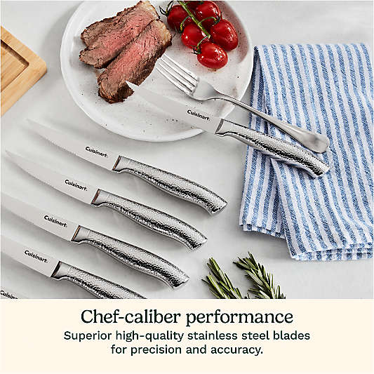 Cuisinart ® Stainless Steel Hollow Handle Steak Knives, Set of 6