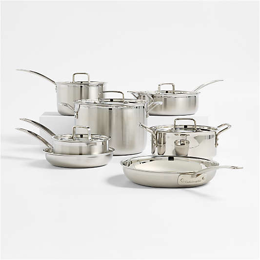 Cuisinart ® MultiClad Pro™ 12-Piece Tri-Ply Stainless Steel Cookware Set