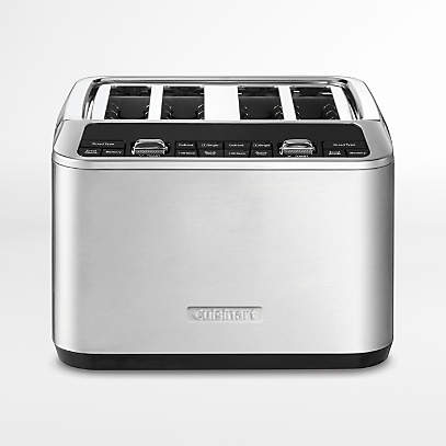 Cuisinart Classic White and Brushed Stainless Steel 4-Slice Steel Toaster +  Reviews