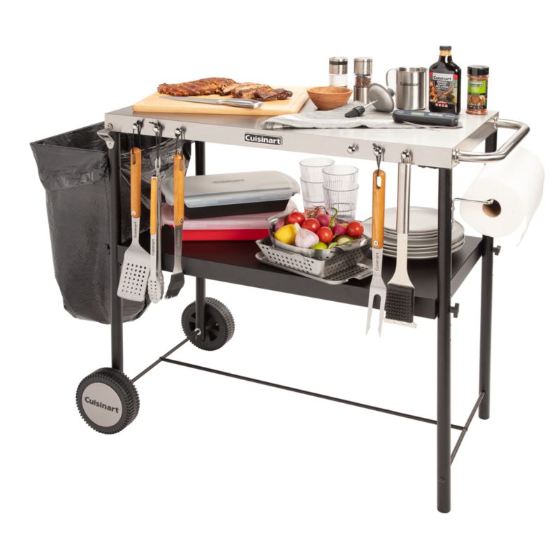 Cuisinart Outdoor BBQ Prep Cart + Reviews | Crate & Barrel