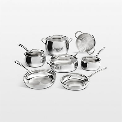 View Cuisinart ® PureClad™ Triple-Ply Stainless Steel 12-Piece Cookware Set details