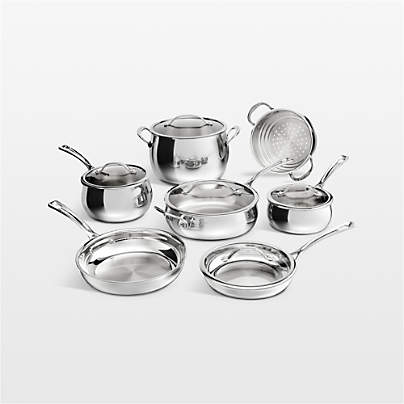 Cuisinart ® PureClad™ Triple-Ply Stainless Steel 12-Piece Cookware Set