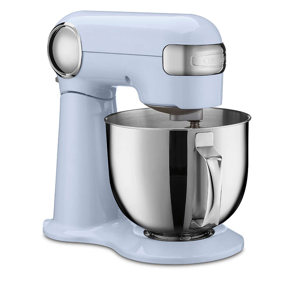 Precision Master 5.5 Qt. 12-Speed Artic Blue Stand Mixer with Attachments