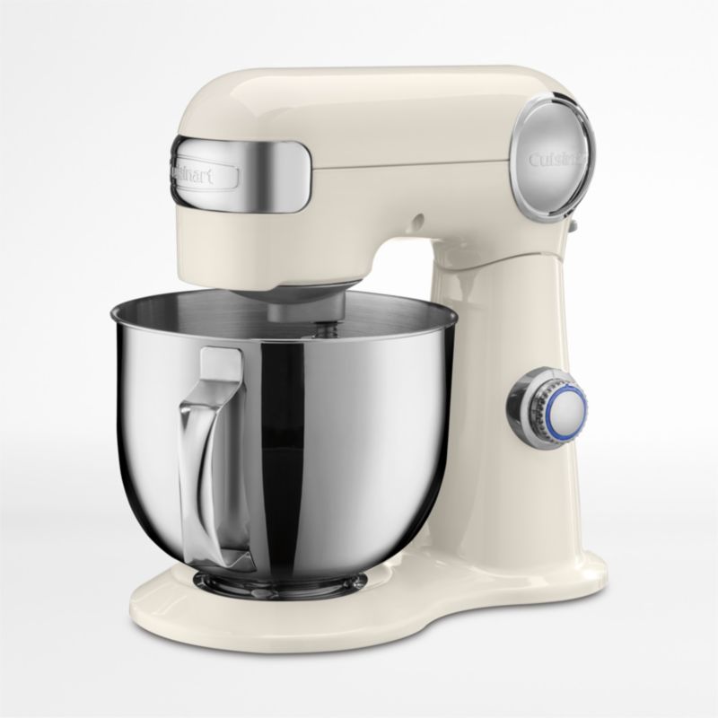 Cuisinart Precision Master Coconut Cream 5.5-Qt. Tilt-Head Stand Mixer +  Reviews | Crate & Barrel