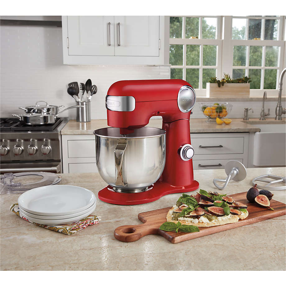 Cuisinart® Precision Master™ Tilt-Head Stand Mixer w/ 12 Speeds, Red, 5.5qt