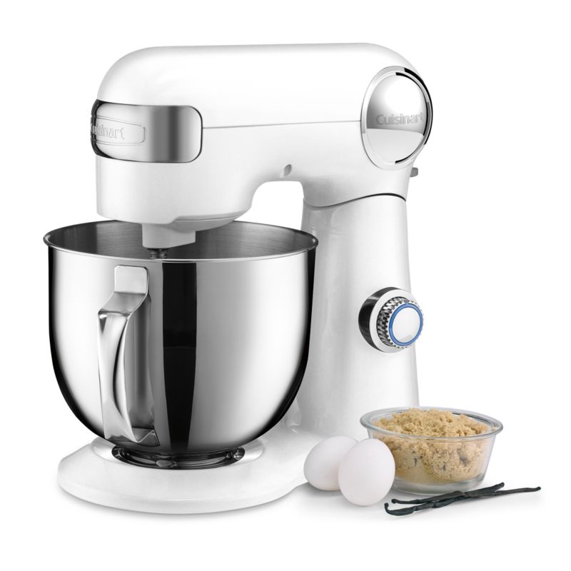 Cuisinart ® Precision Master ™ Linen White 5.5-Qt. Tilt-Head Stand Mixer - image 4 of 6