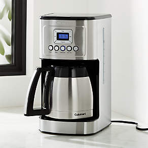 Cuisinart Coffee Center Black Stainless Steel 12 Cup Coffee Maker and Single Brewer Reviews Crate Barrel