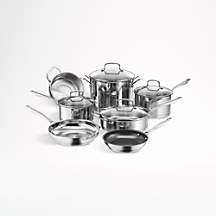Cuisinart Professional Series 11-Piece Stainless Steel Cookware Set + Reviews | Crate & Barrel