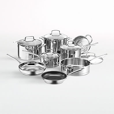 View Cuisinart ® Professional Series™ 13-Piece Stainless Steel Cookware Set details