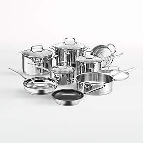 Cuisinart FCT-13 French Classic Tri-Ply Stainless 13-Piece Cookware Se —  ShopWell