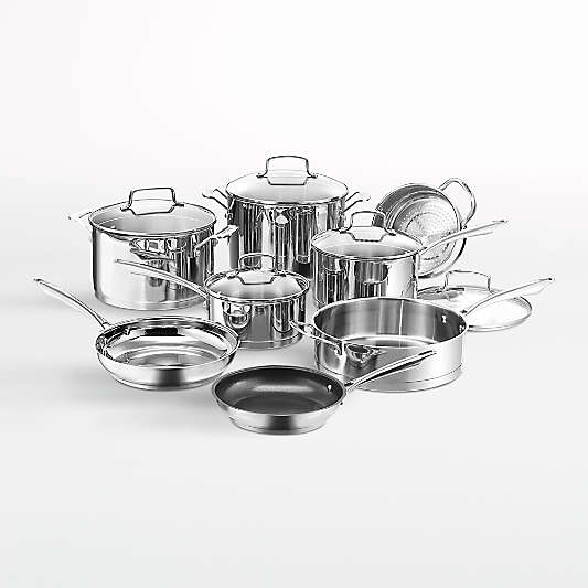 Cuisinart ® Professional Series™ 13-Piece Stainless Steel Cookware Set