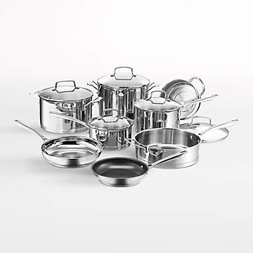 17 Piece Chef's Classic Stainless Steel Cookware Set