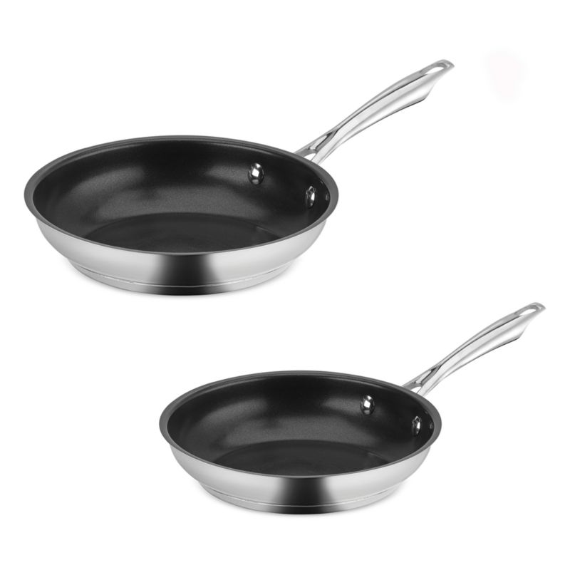 Cuisinart ® Professional Series Stainless Steel Non-Stick 2-Piece 8" and 10" Skillet Set - image 3 of 4