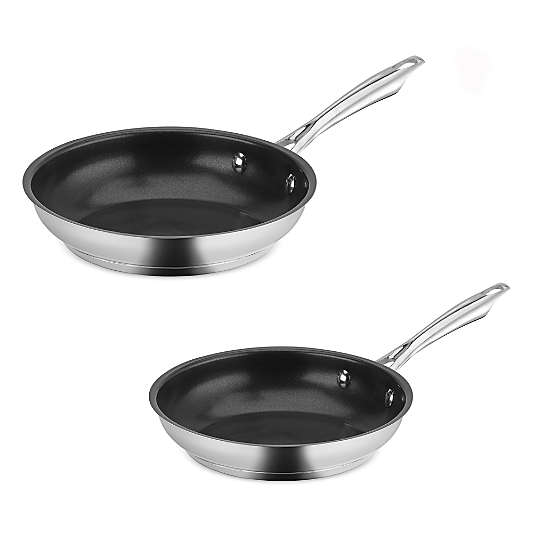 Cuisinart ® Professional Series Stainless Steel Non-Stick 2-Piece 8" and 10" Skillet Set