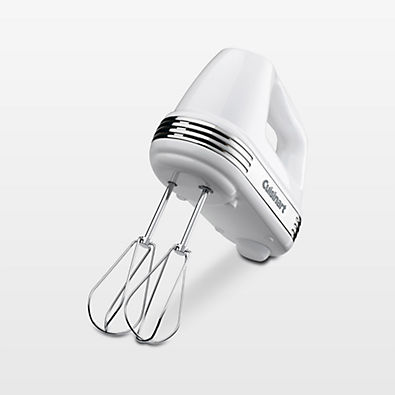 View Cuisinart ® Power Advantage White 5-Speed Hand Mixer details