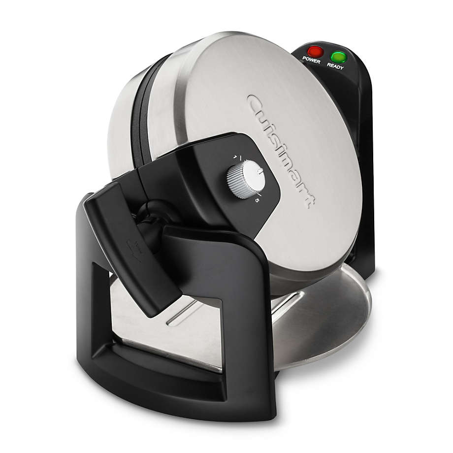 Cuisinart Double Flip Belgian Waffle Maker Black/Stainless with 1