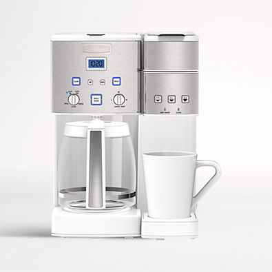 View Cuisinart ® Coffee Center ® White 12-Cup Coffee Maker and Single-Serve Brewer details