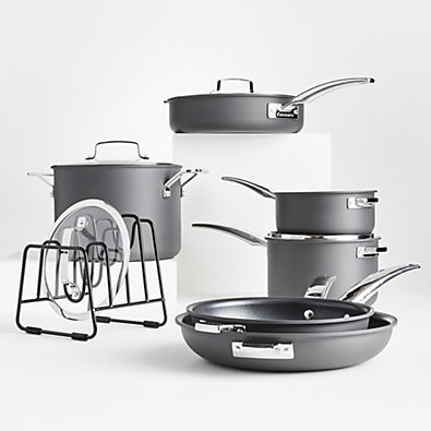 View Cuisinart ® SmartNest™ 11-Piece Hard-Anodized Non-Stick Cookware Set details