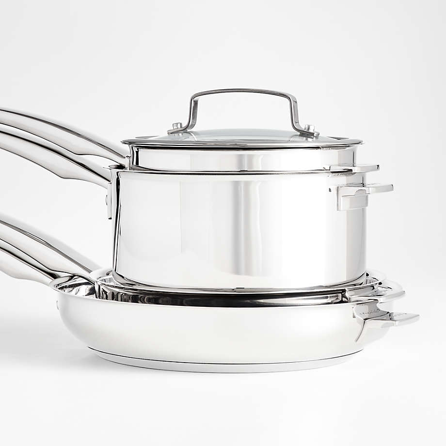 Cuisinart 11-Piece Smartnest Stainless Steel Cookware Set