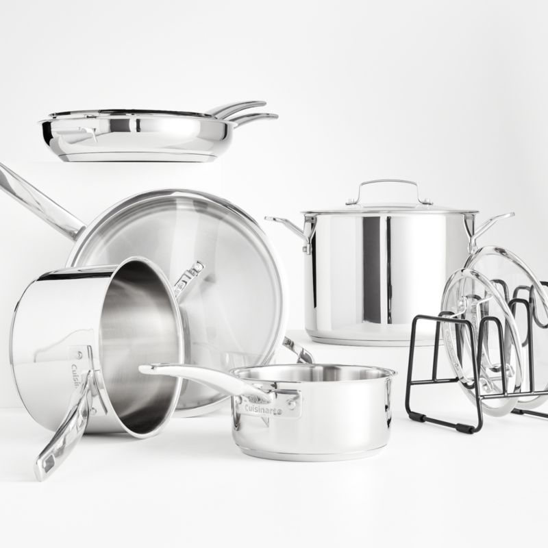 Cuisinart ® SmartNest ™ 11-Piece Stainless Steel Cookware Set