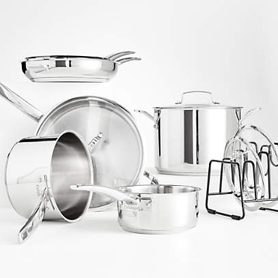 Cuisinart SmartNest 11-Piece Stainless Steel Cookware Set +