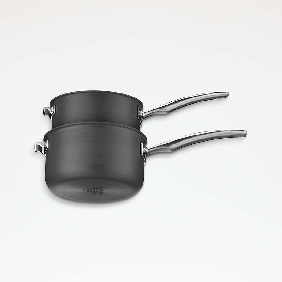 Cuisinart Contour Hard Anodized 2-Quart Pour Saucepan with Cover,Black