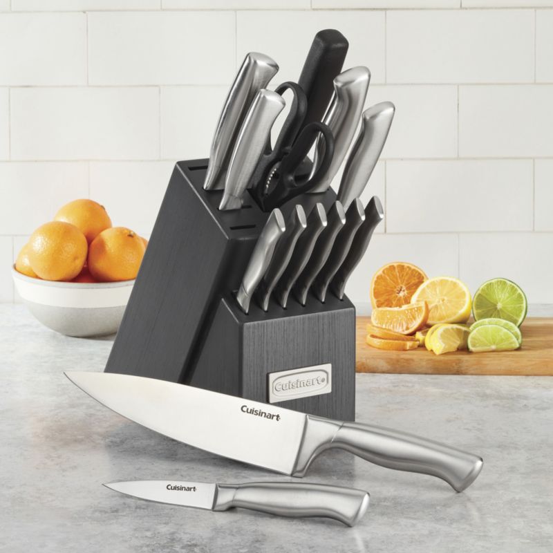 Cuisinart ® Stainless Steel Hollow Handle 15-Piece Knife Block Set - image 1 of 6