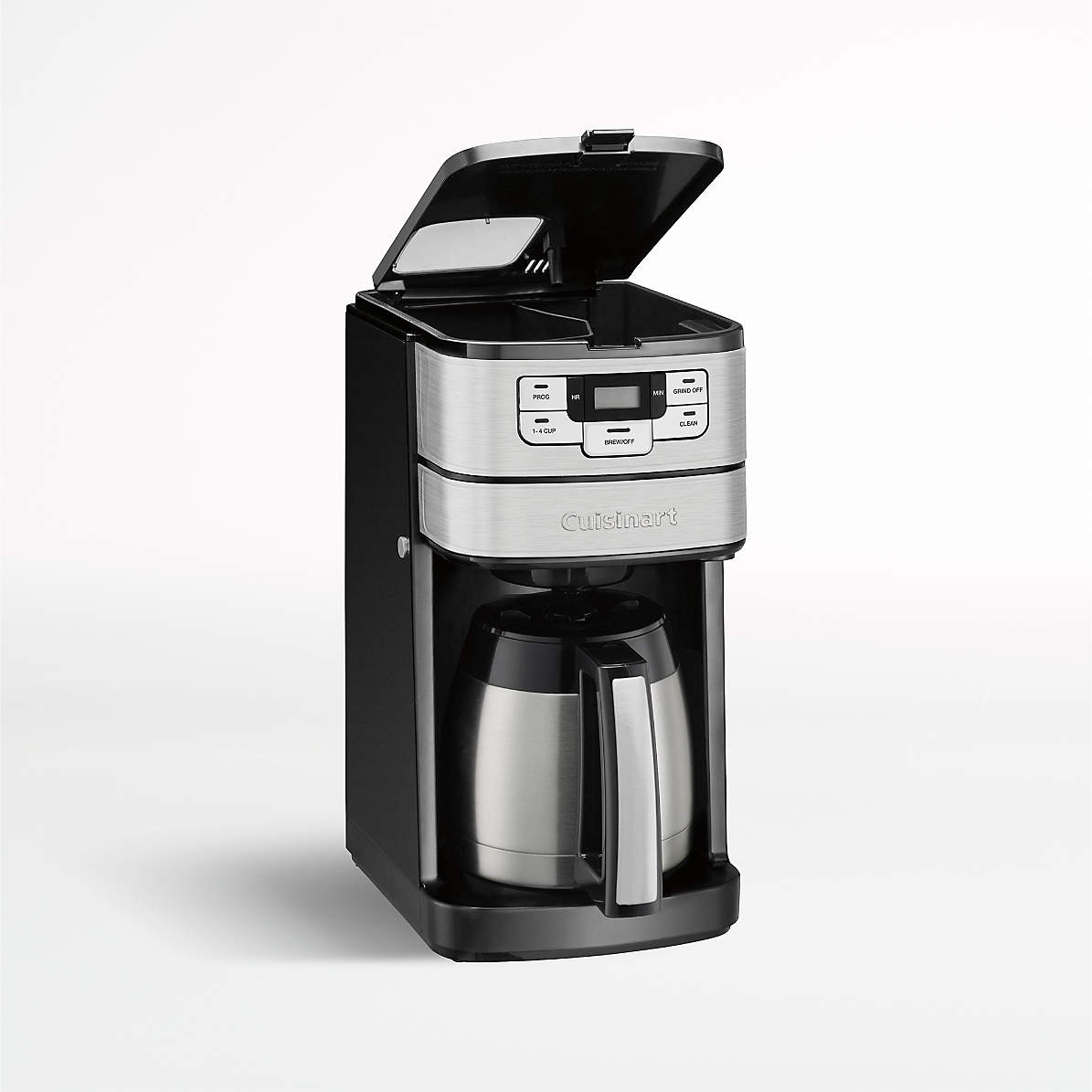 Cuisinart Grind & Brew One-Cup Single-Serve Coffee Maker Machine + Reviews, Crate & Barrel