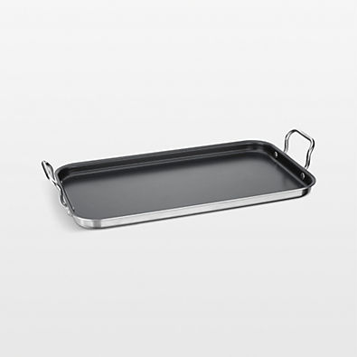 View Cuisinart ® Multi-Clad Pro Tri-Ply Stainless Steel Non-Stick 10" x 18" Double Burner Griddle details