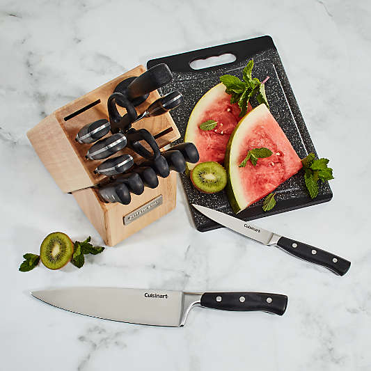 Cuisinart ® Classic ® Black Triple Rivet 15-Piece Knife Block Set