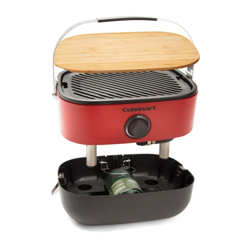 Cuisinart ® Venture ™ Red Portable Outdoor Gas Grill - image 4 of 5