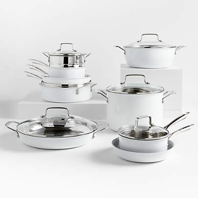 Cuisinart®  SmartNest Stainless Steel 11 Piece Cookware Set 