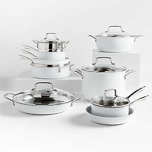 Mainstay Kitchen Accessories 12pc Ceramic Cookware Set, Blue Linen Pots and Pans  Set Kitchen Cookware Set Kitchen Cookware Set