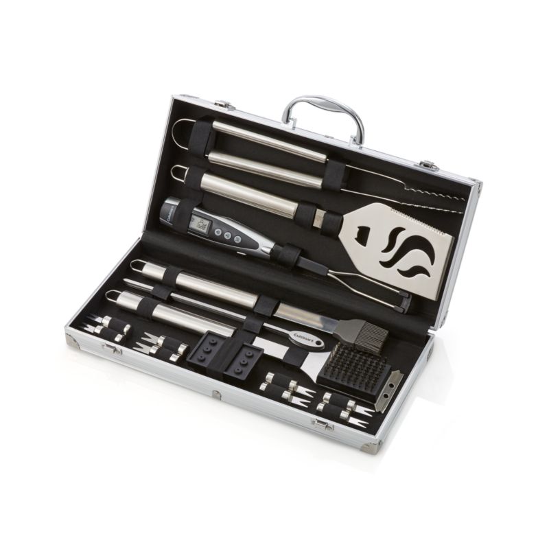 Cuisinart 20 Piece Grill BBQ Tool Set Reviews Crate Barrel