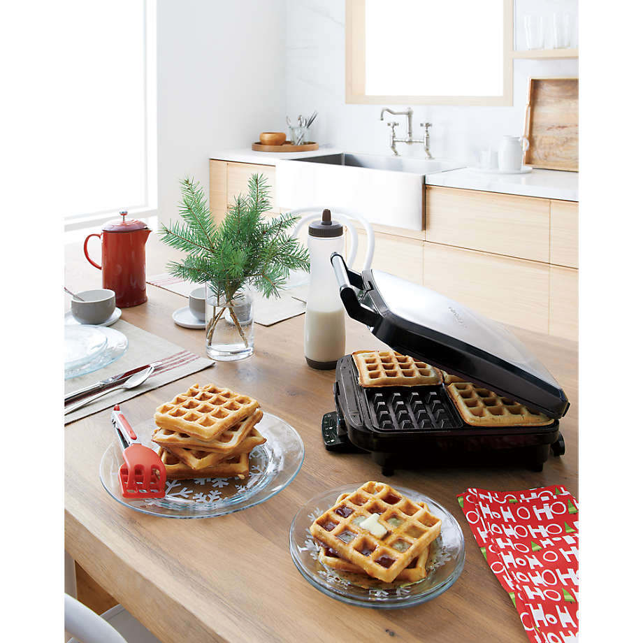 Krups Belgian Waffle Maker: 4-Slice + Reviews | Crate & Barrel