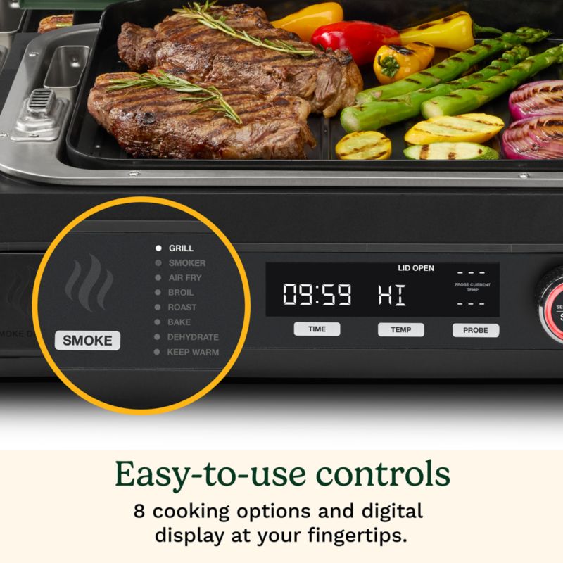 Cuisinart ® 8-in-1 Outdoor Electric Flavorboost Grill - image 6 of 10