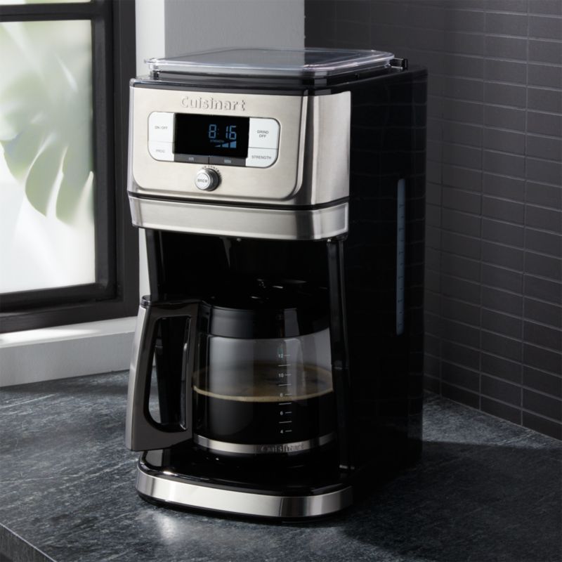 Kenmore Elite Grind and Brew Black 12- Cup Coffee Maker with Burr Grinder, Programmable Automatic Timer Brew