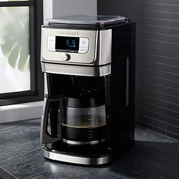  Cuisinart DGB-400 Automatic Grind and Brew 12-Cup Coffeemaker  with 1-4 Cup Setting and Auto-Shutoff, Black/Stainless Steel: Home & Kitchen