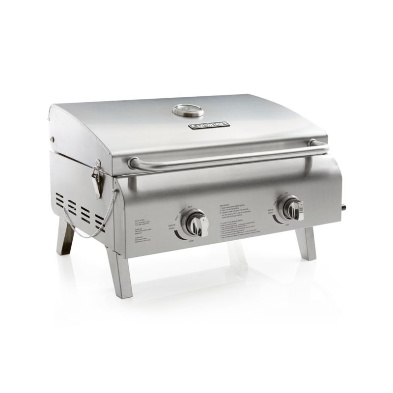 Cuisinart ® Chef Style Stainless Steel Portable 2-Burner Outdoor Gas Grill - image 2 of 7