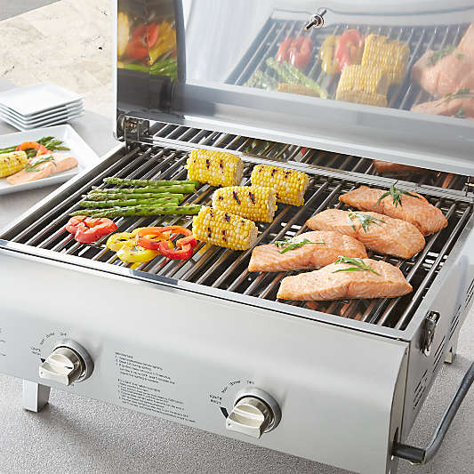 Cuisinart ® Chef Style Stainless Steel Portable 2-Burner Outdoor Gas Grill