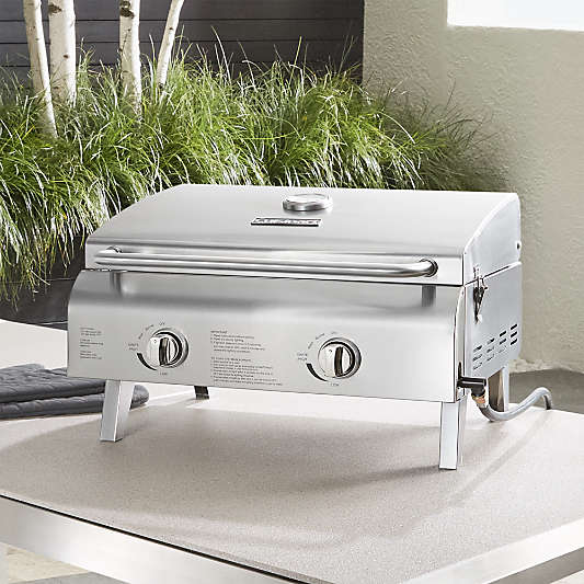 Cuisinart ® Chef Style Stainless Steel Portable 2-Burner Outdoor Gas Grill