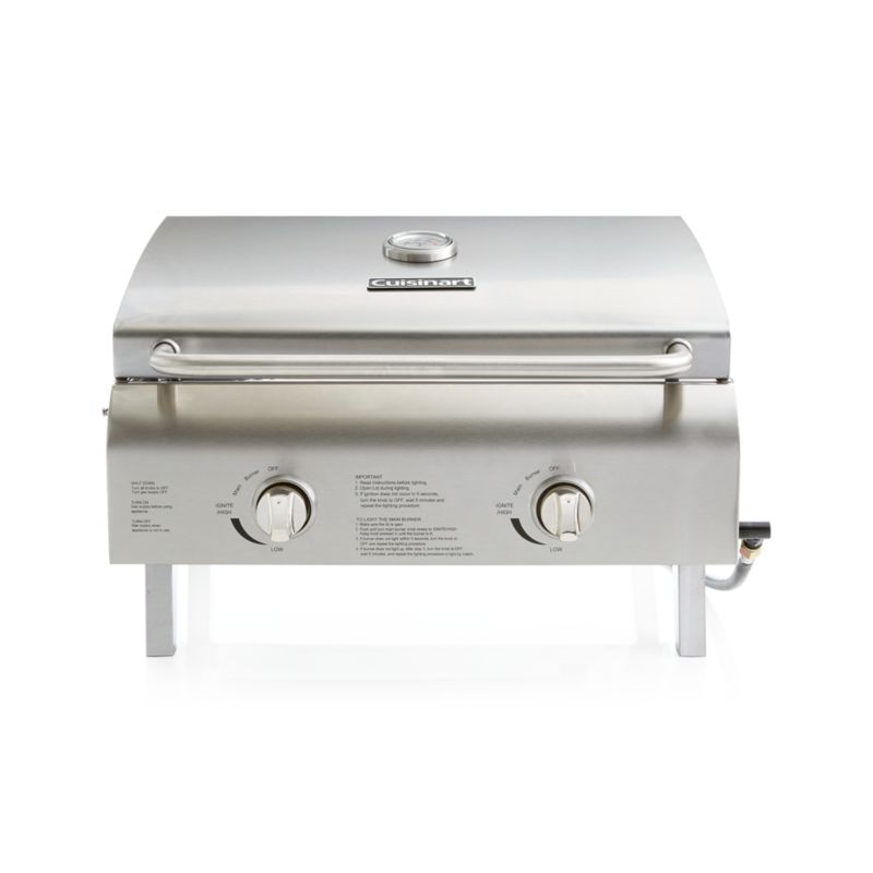 Cuisinart ® Chef Style Stainless Steel Portable 2-Burner Outdoor Gas Grill - image 7 of 7