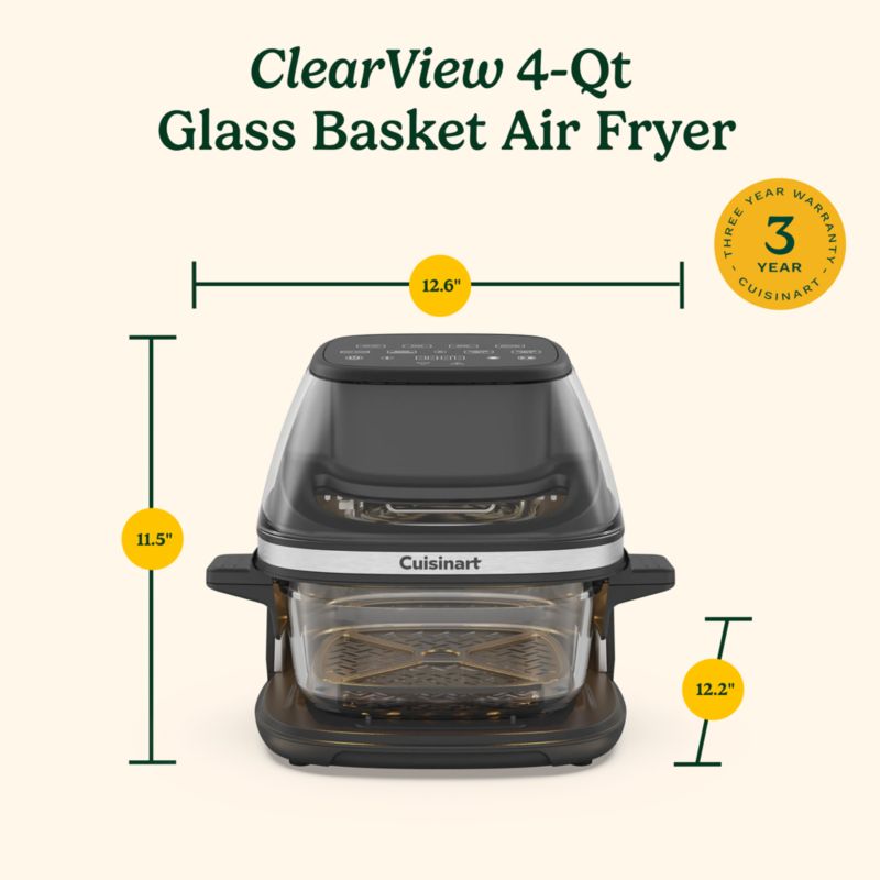 Cuisinart ® ClearView 4-Qt. Glass Basket Air Fryer - image 8 of 8