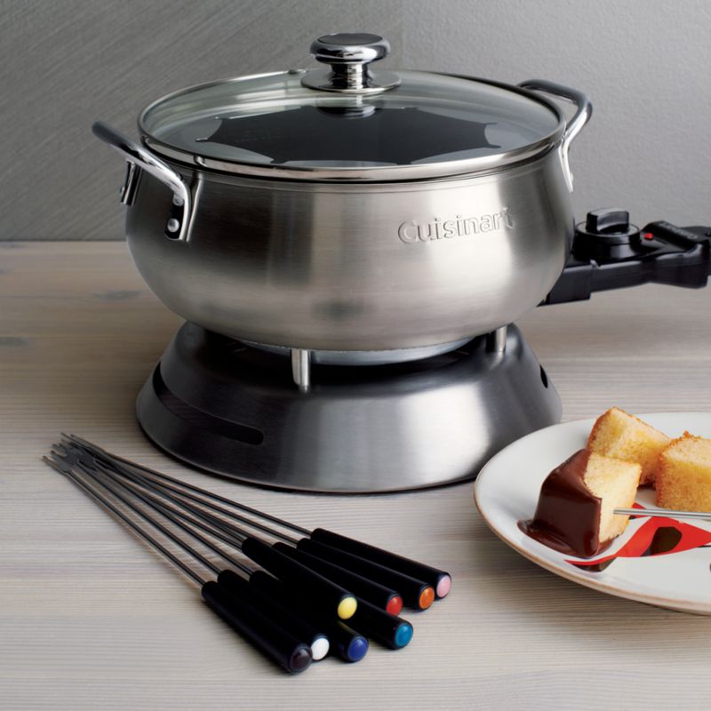 Cuisinart Electric Fondue Set Reviews Crate Barrel