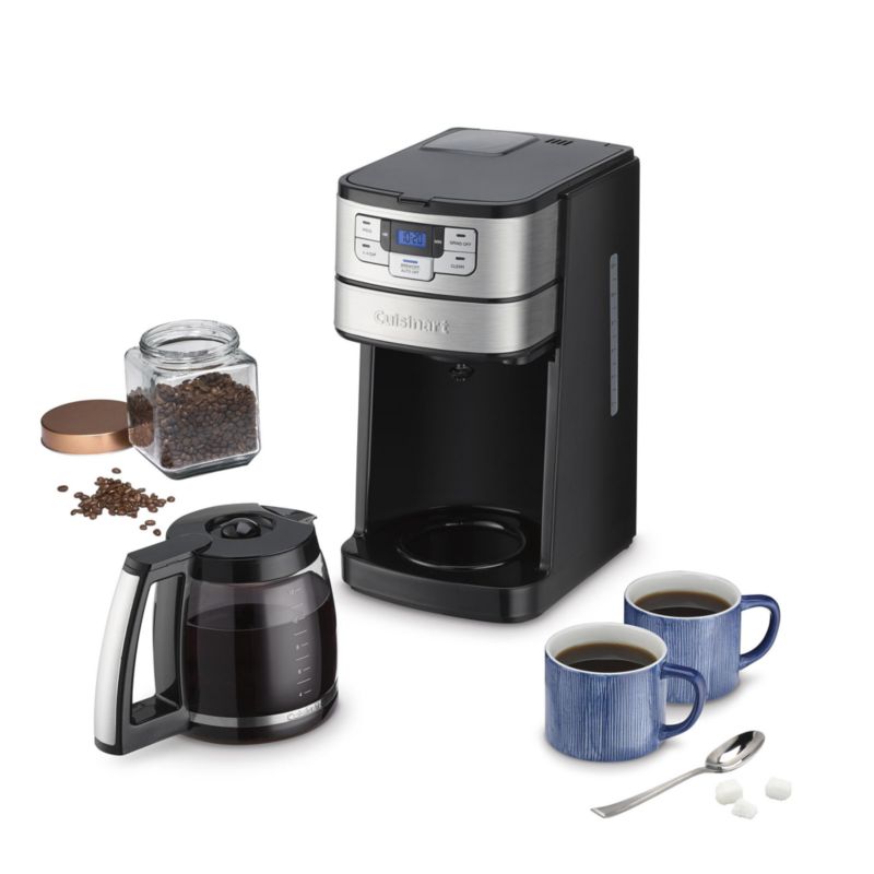 Cuisinart Automatic Grind And Brew 12 Cup Coffee Maker Machine Reviews Crate And Barrel 5394