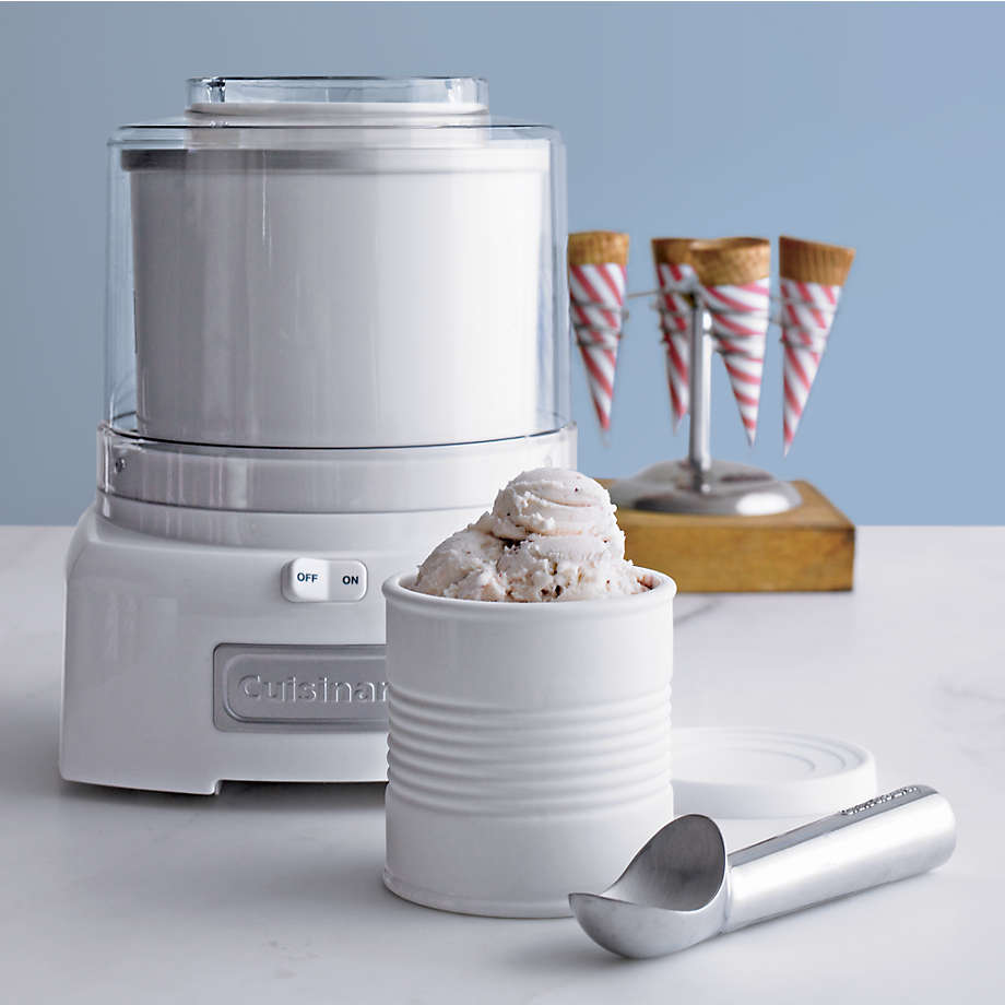 Crate&Barrel Tovolo Tilt-Up White Ice Cream Scoop